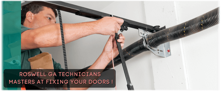 Broken Garage Door Spring Repair Roswell GA